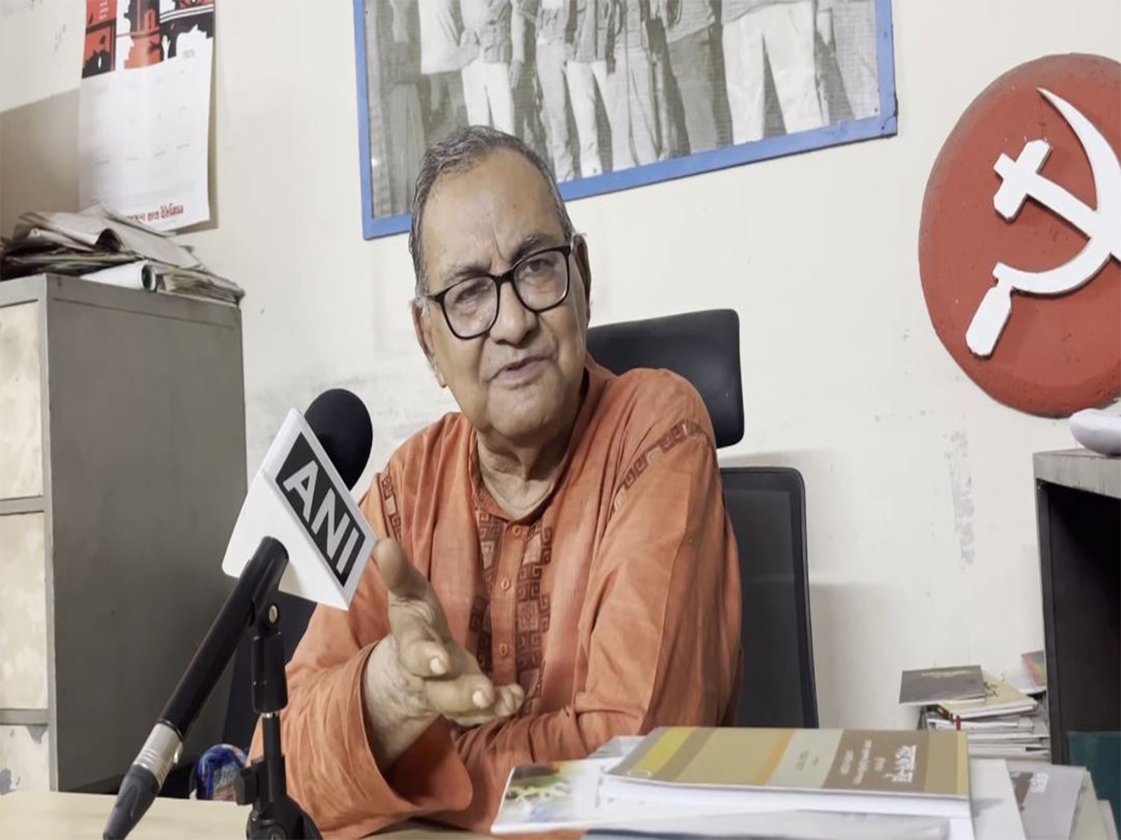 Bangladesh's veteran communist leader Mujahidul Islam Selim (Photo/ANI)