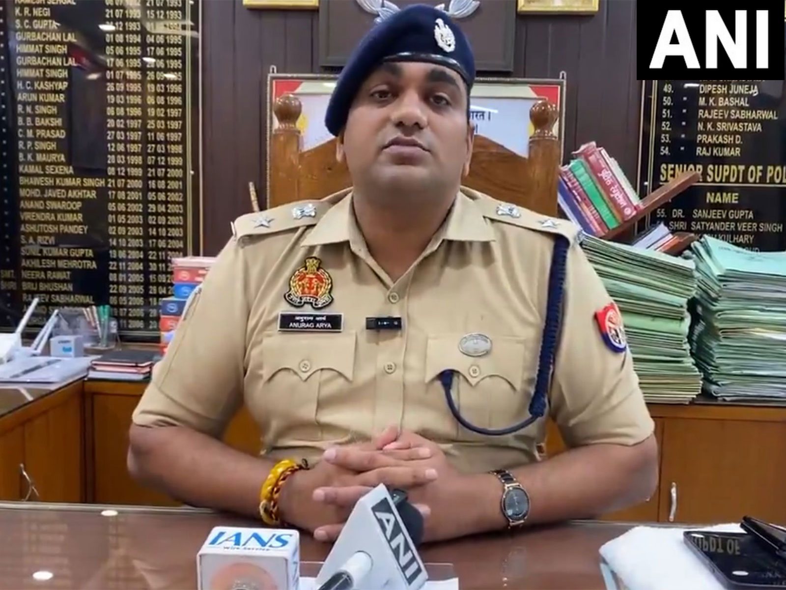 SSP Bareilly Anurag Arya (Photo/ANI)