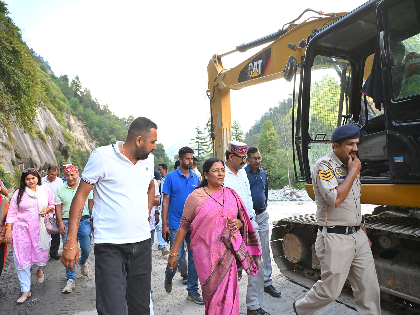 Union Minister Savitri Thakur visits flood, landslide-affected areas in Himachal Pradesh (Photo/X@savitrii4bjp)