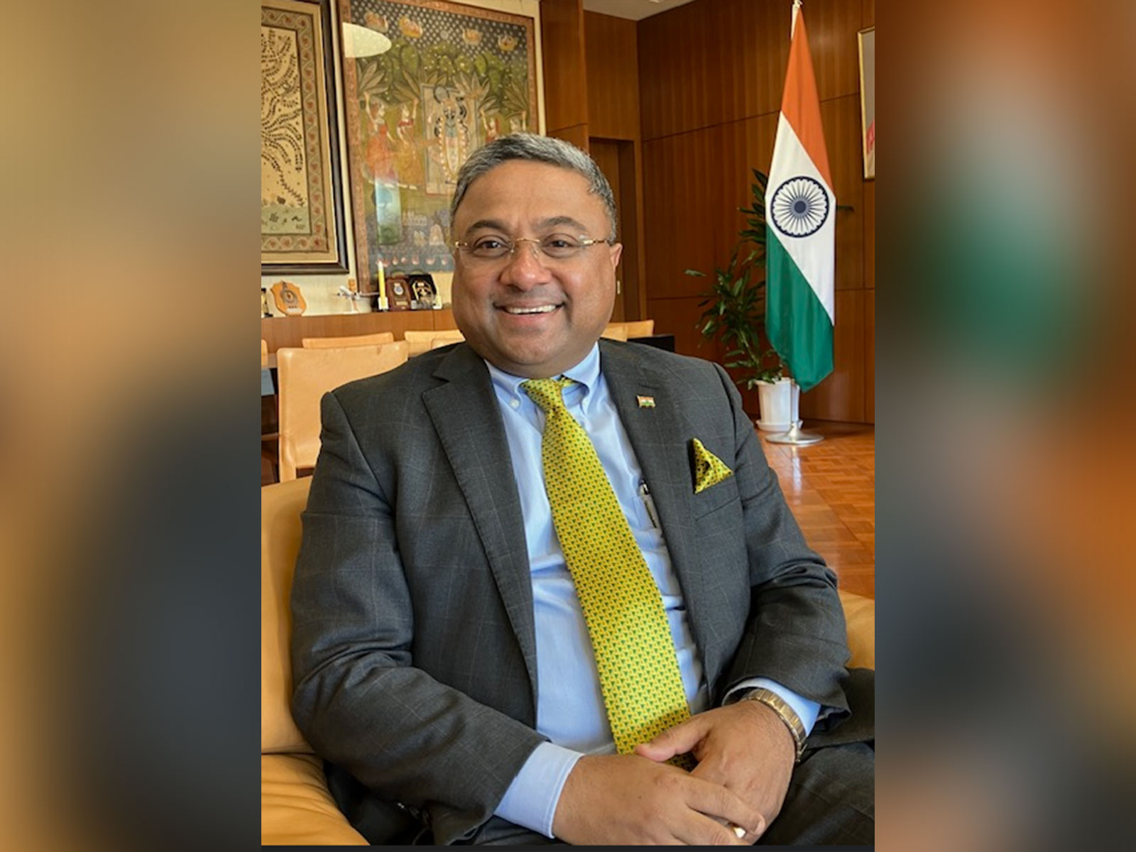 Outgoing Indian Ambassador to Japan Sibi George (Photo/ANI)