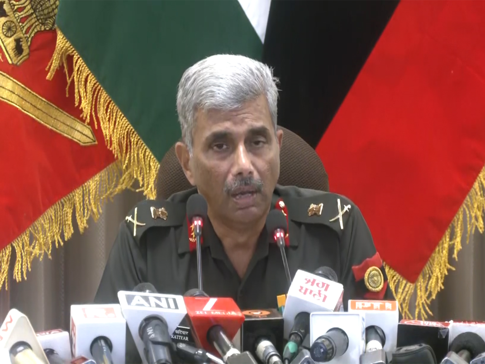 Lt Gen Manoj Kumar Katiyar, Army Commander of the Western Command (Photo/ANI)