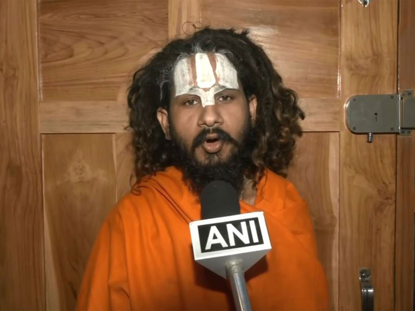 Vishnu Das Maharaj of Sitaram Yoga Sadan Temple, Ayodhya (Photo/ANI)