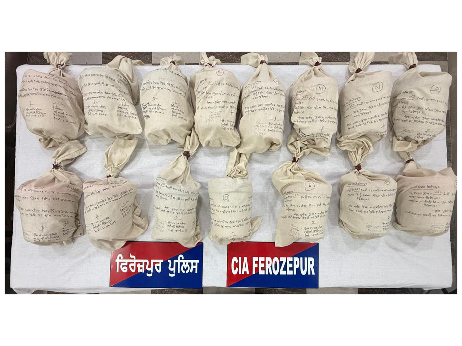Recovered items (Photo: @DGPPunjabPolice/X)
