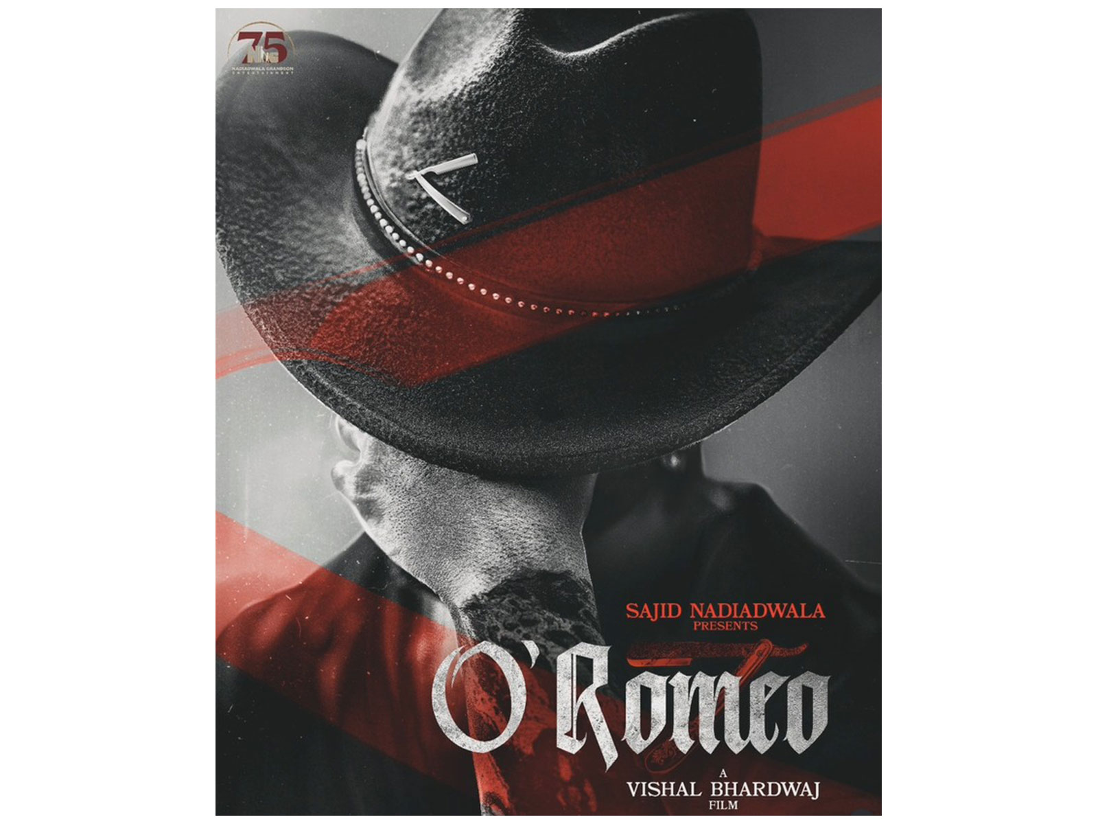 'O Romeo' poster (Image source: Instagram/ @vishalrbhardwaj) 