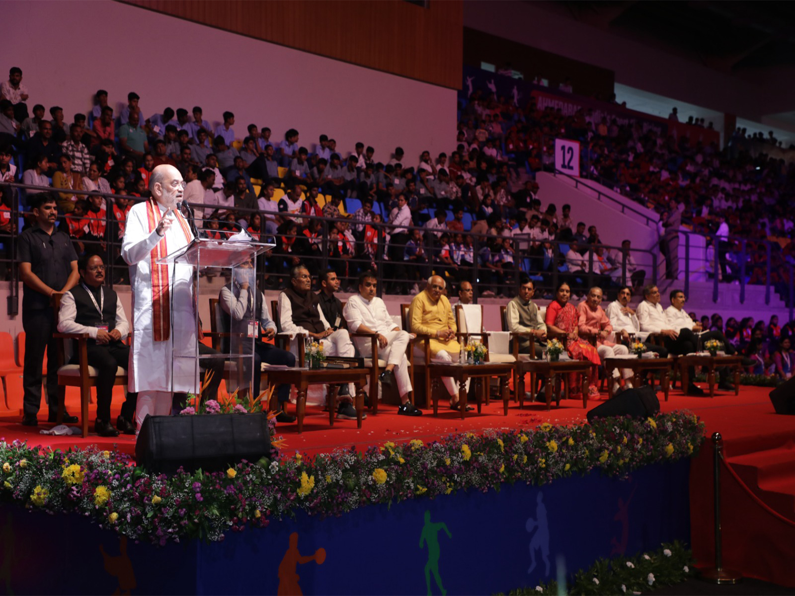 Union Home Minister Amit Shah at the event. (Photo/Gujarat CMO)