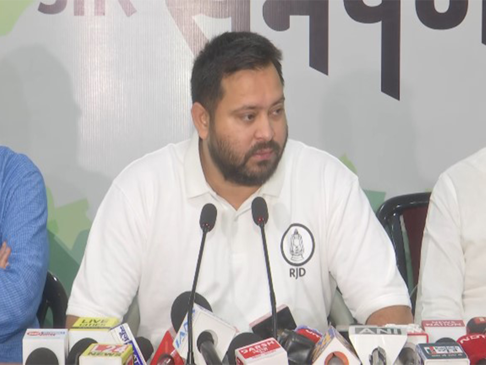 Rashtriya Janata Dal MLA and Leader of Opposition in Bihar Assembly Tejashwi Yadav (Photo/ANI)