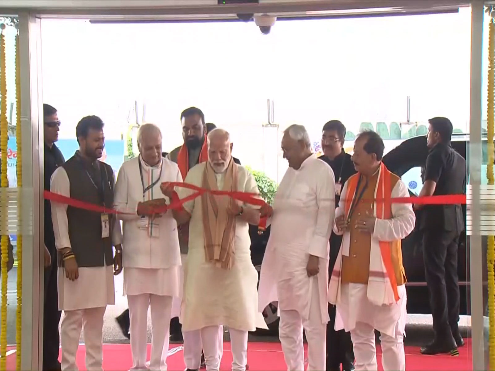 PM Modi inaugurates Interim Terminal Building at Purnea Airport in Bihar (Photo/ANI)