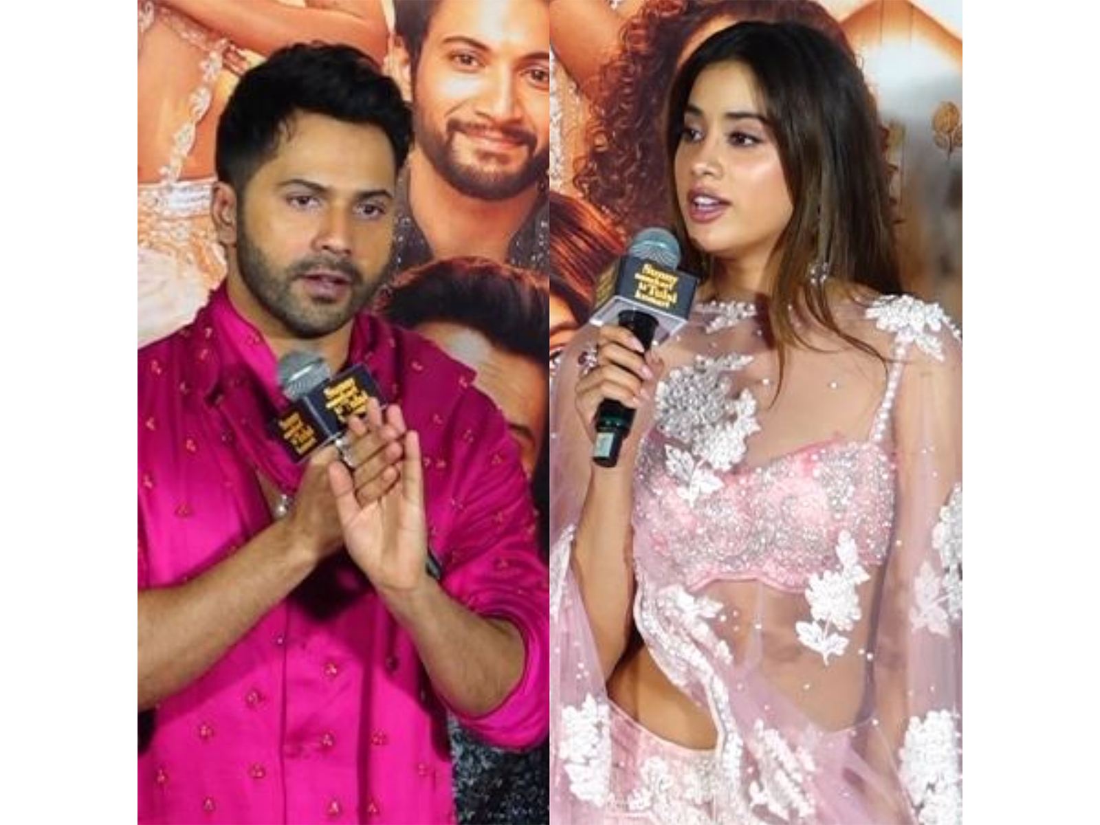 Varun Dhawan. Janhvi Kapoor (Image: ANI)