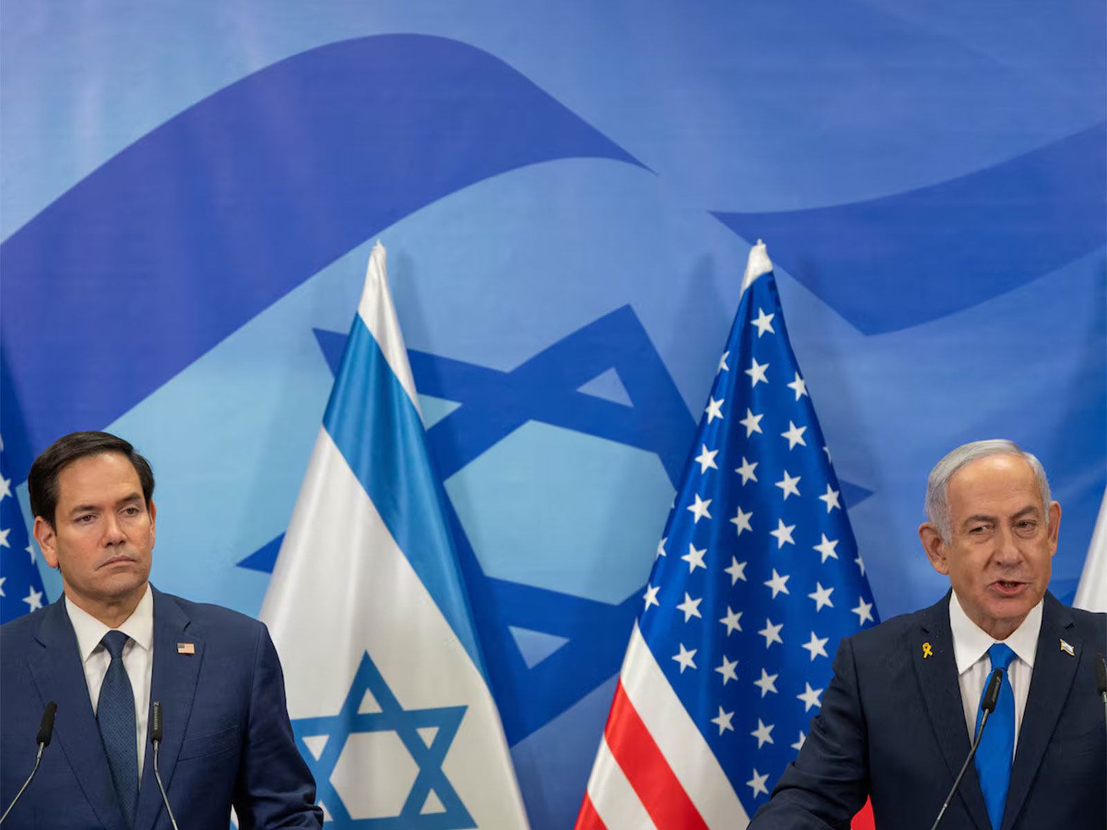  United States Secretary of State Marco Rubio and Israeli Prime Minister Benjamin Netanyahu (File Photo/Reuters)
