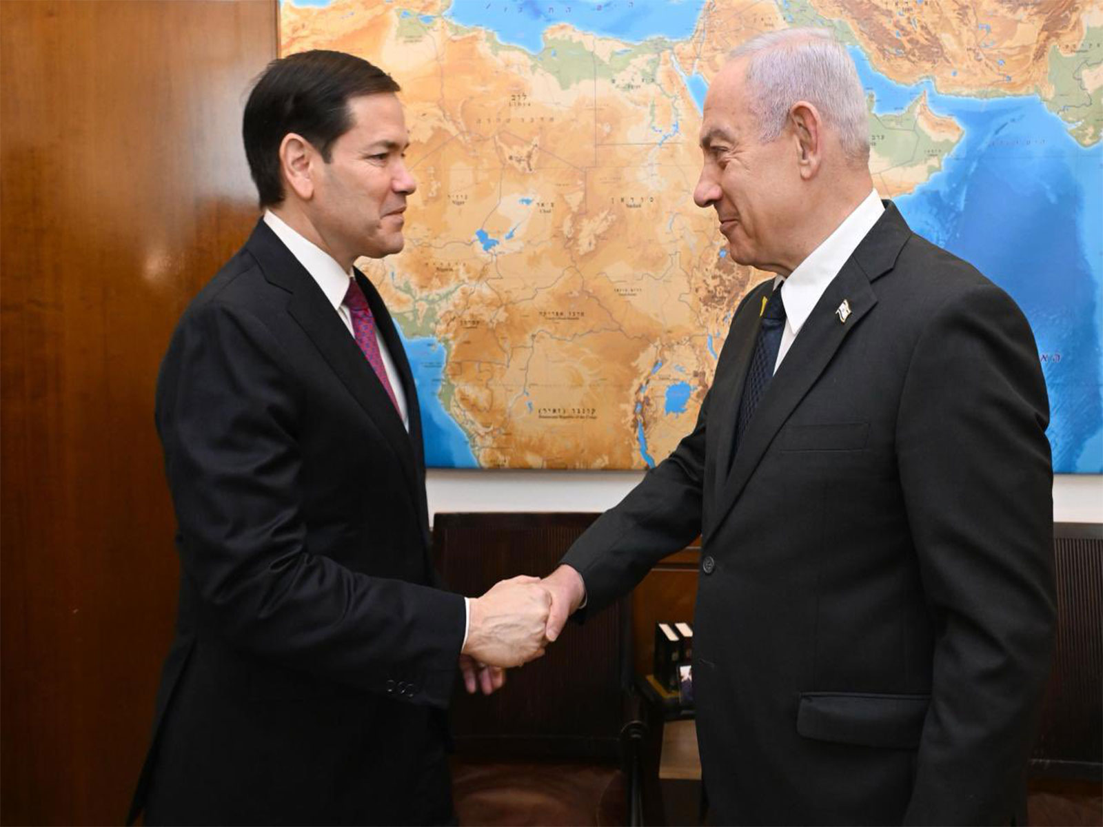 Israeli Prime Minister Benjamin Netanyahu with US Secretary of State Marco Rubio (Image: X@netanyahu)