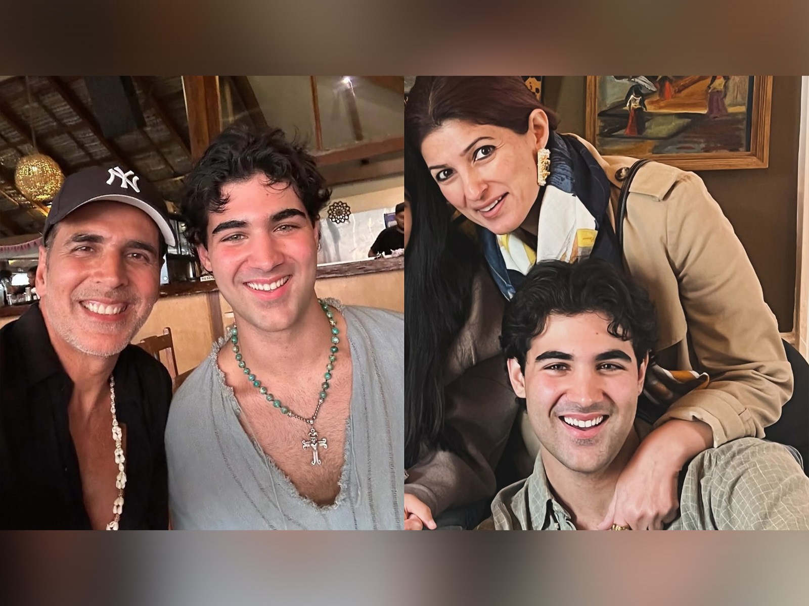 Akshay Kumar, Twinkle Khanna with son Aarav (Photo/Instagram@twinklerkhanna)