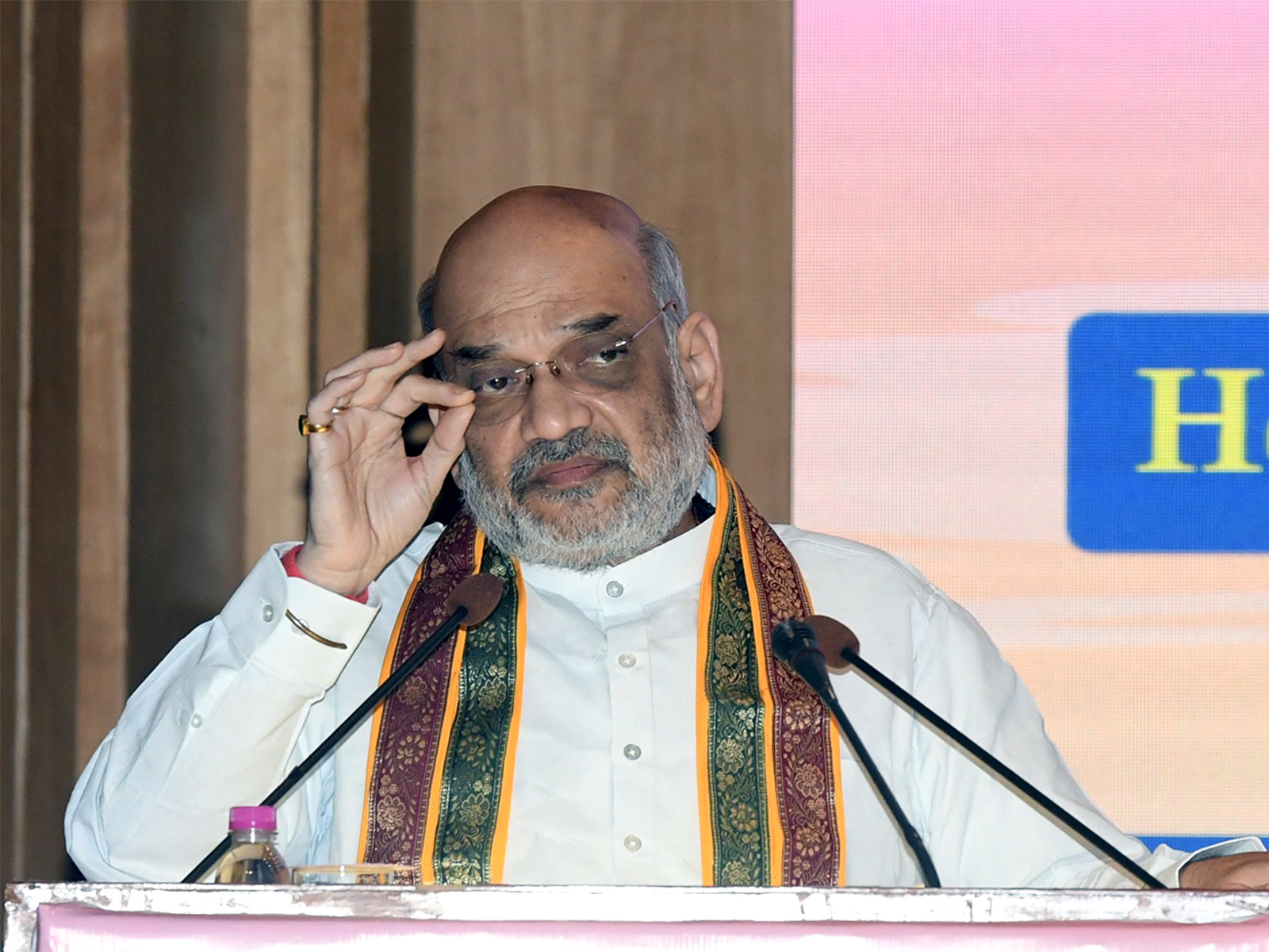 Union Minister Amit Shah during 1st National Conference of ANTF (Photo/ANI)