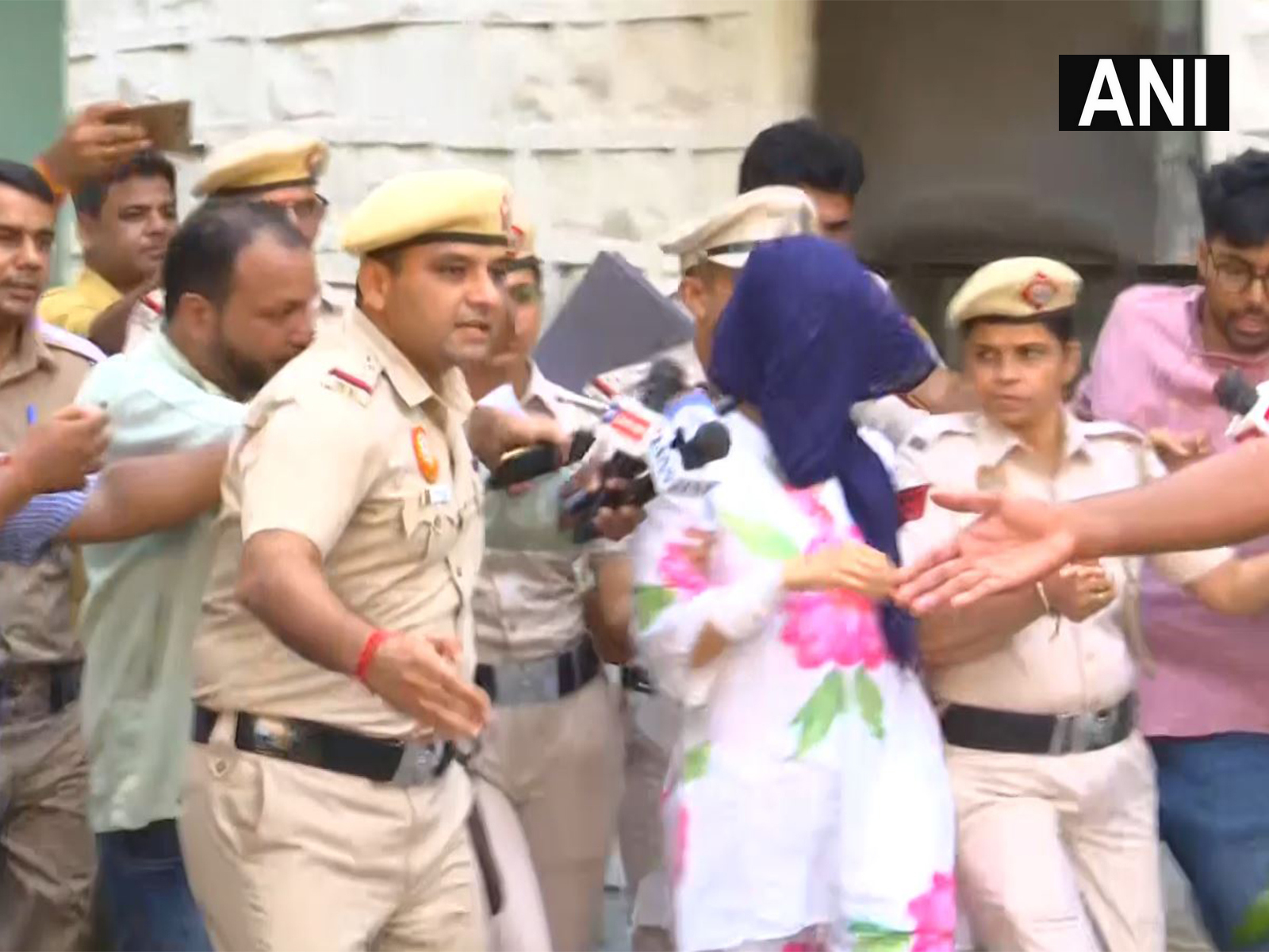 Driver of the BMW car in Police custody. (Photo/ANI)