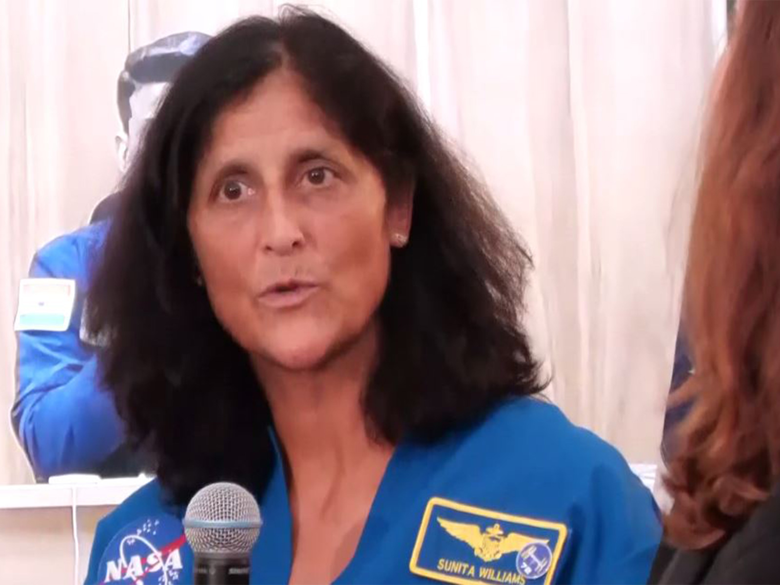 US astronauts Sunita Williams at India-US space collaboration event. (Photo/ANI)