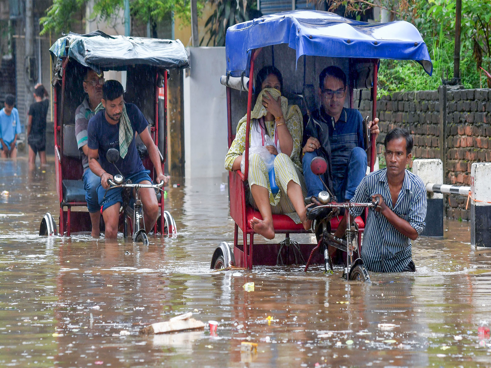 Visuals of heavy rains in Assam (File Photo/ANI)