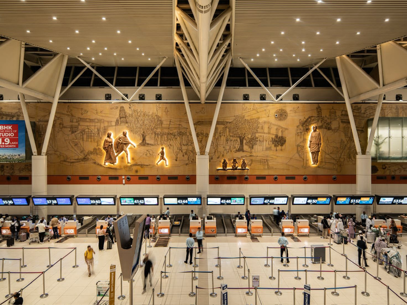 SVPI Airport unveils 3 new installations celebrating Gujarat's culture (Photo/Adani Group) 