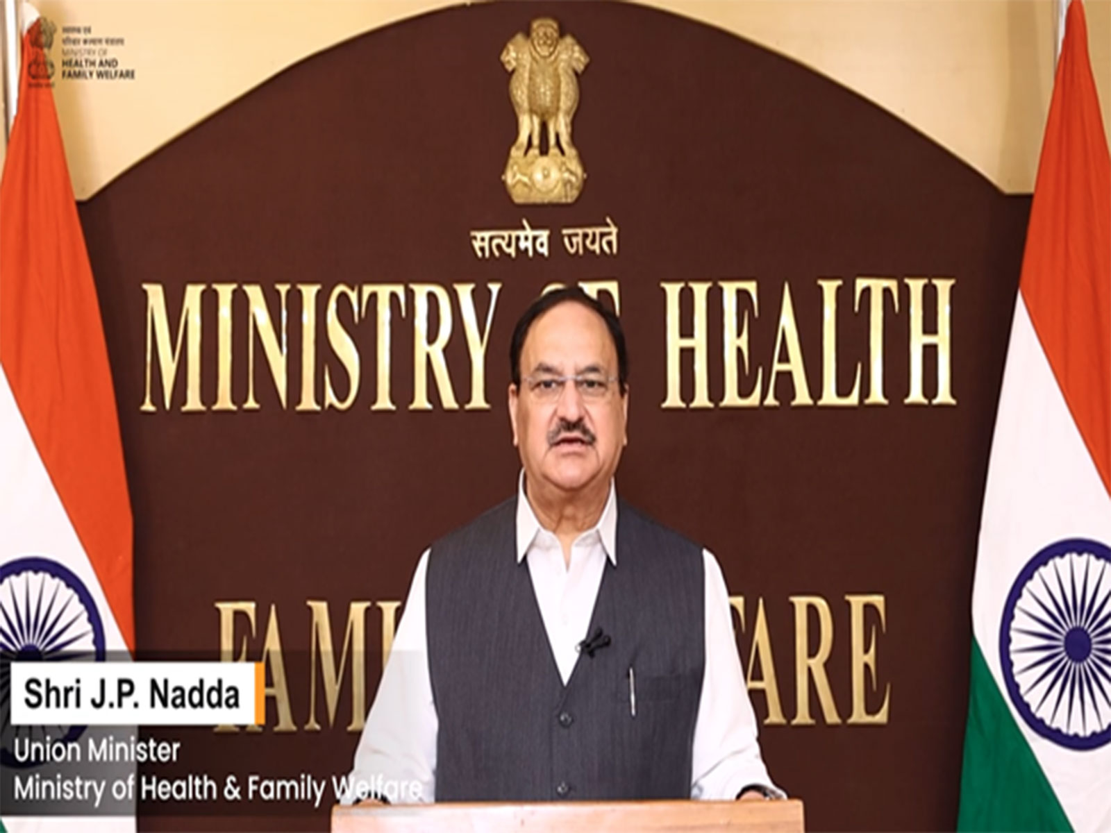  Union Minister for Health and Family Welfare Jagat Prakash Nadda (Photo/Ministry of Chemicals and Fertilizers)