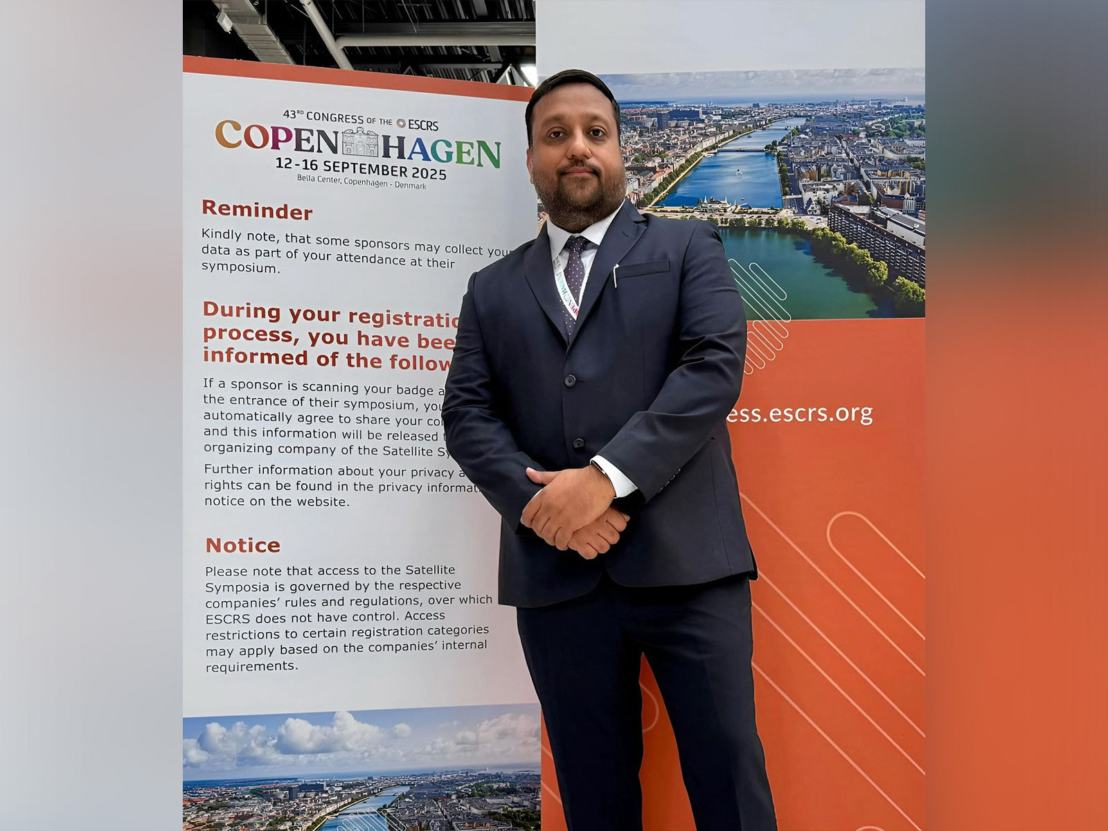 Surya Eye's Dr. Jay Goyal Attends ESCRS 2025 in Copenhagen to Advance Eye Care in India