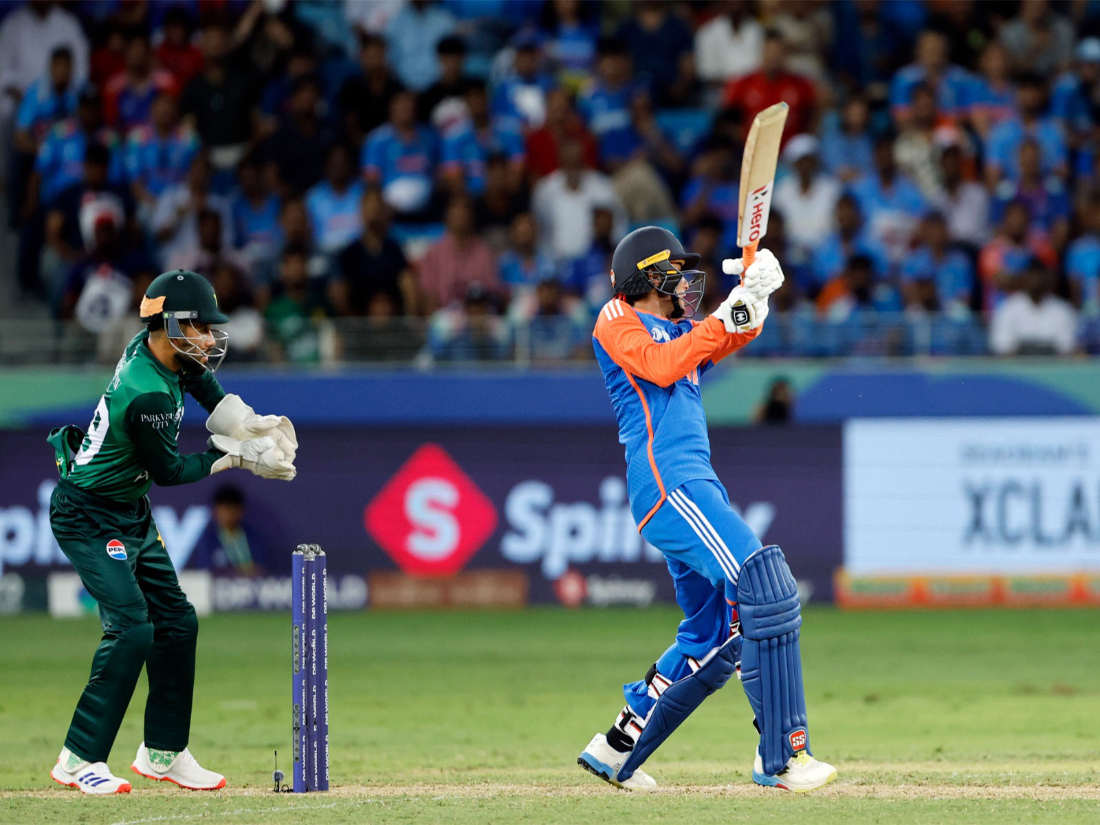 Abhishek Sharma in action. (Photo: ANI)