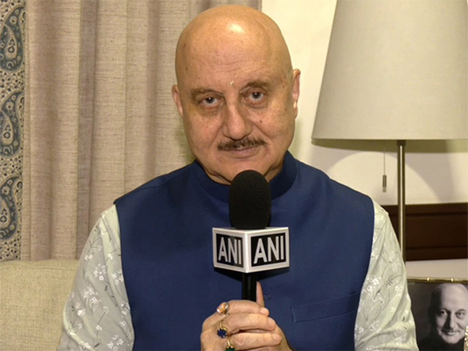 Legendary actor Anupam Kher (Image source: ANI)