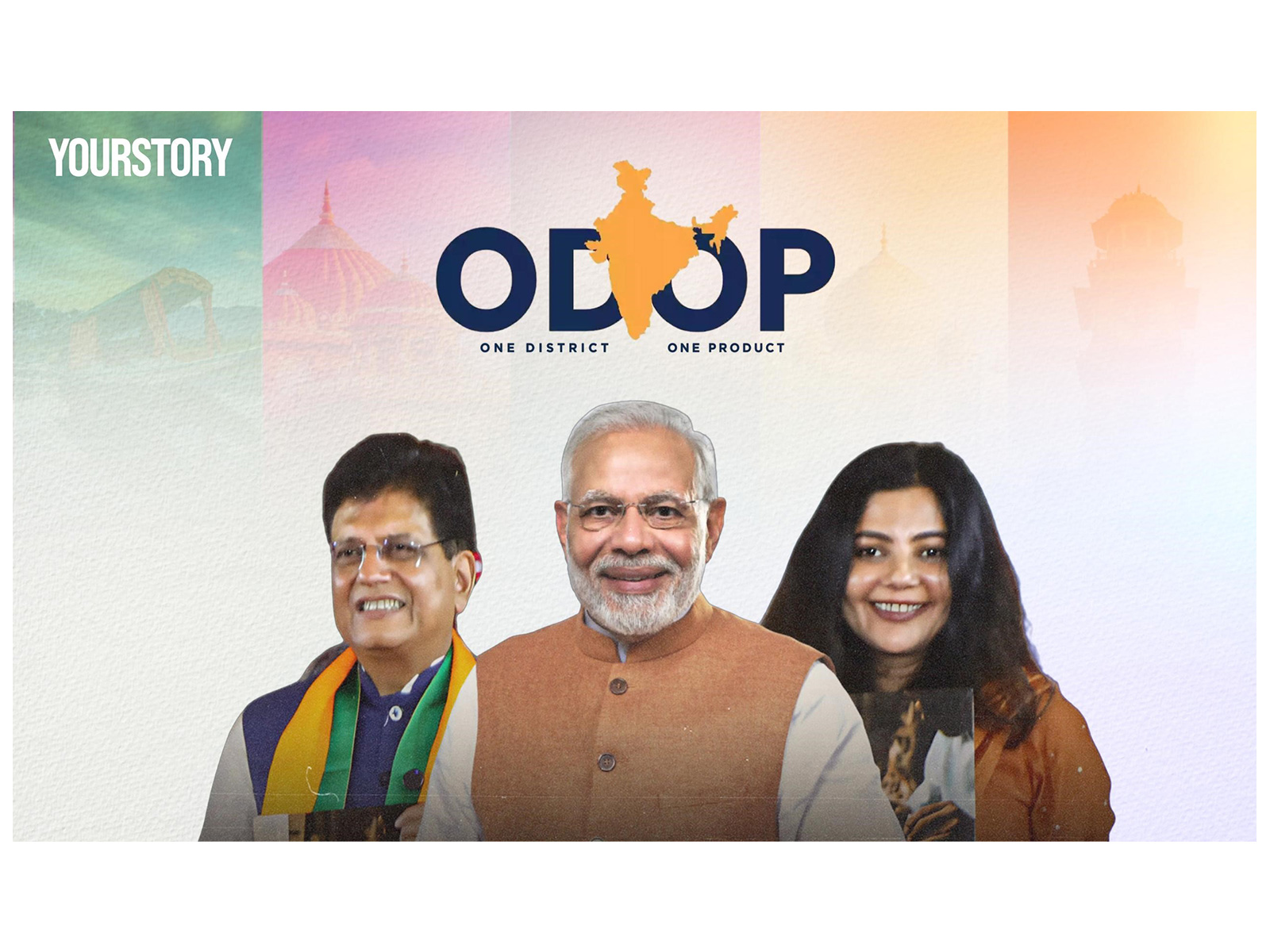ODOP launch in Mumbai with Minister Piyush Goyal, DPIIT Secretary, Sumeet J and Shradha Sharma - unveiling India Handpicked: India's Global Treasures, celebrating India's districts & product