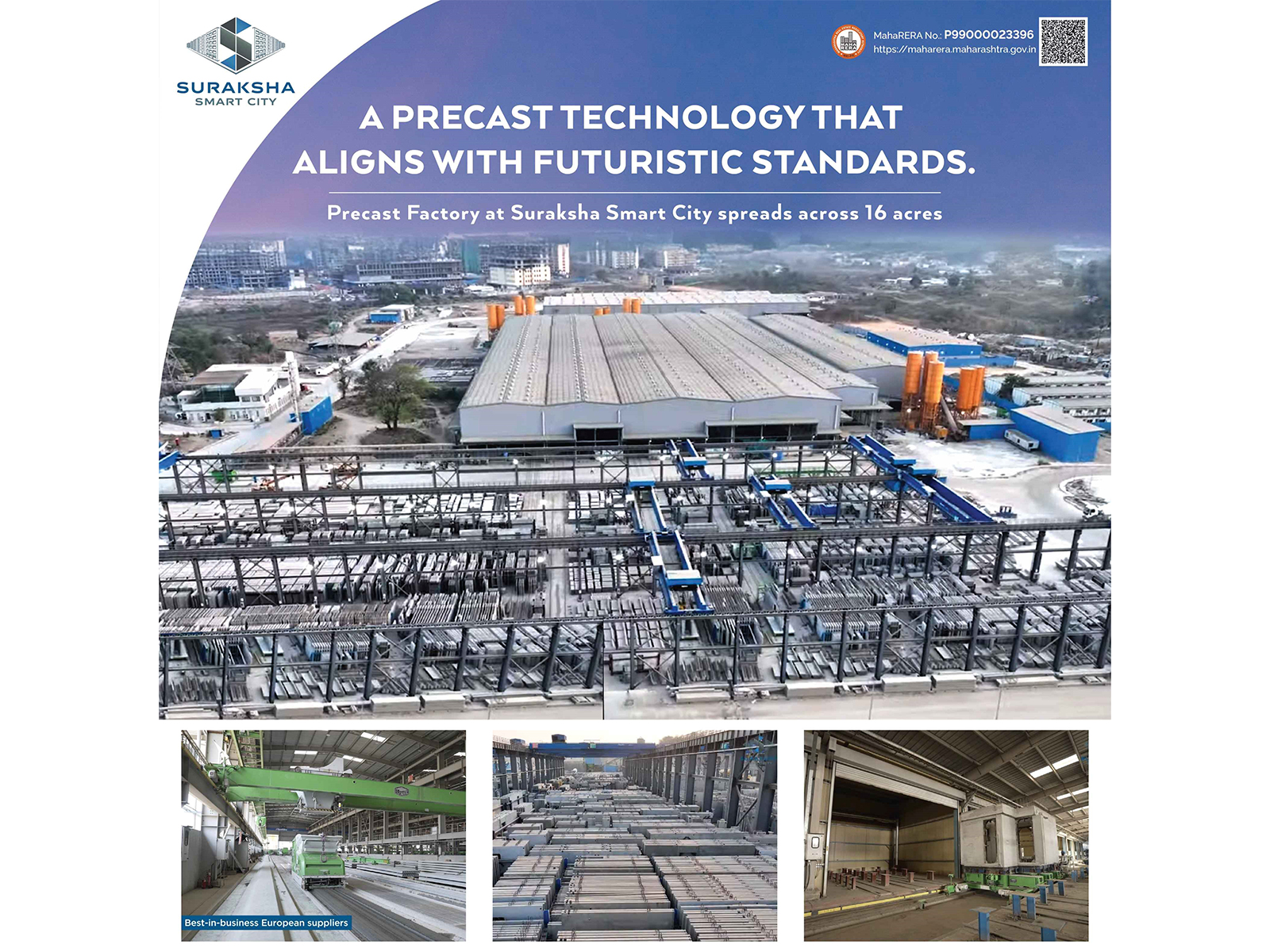 Suraksha Group leads mechanization of construction in India with one of Asia's largest captive precast factories