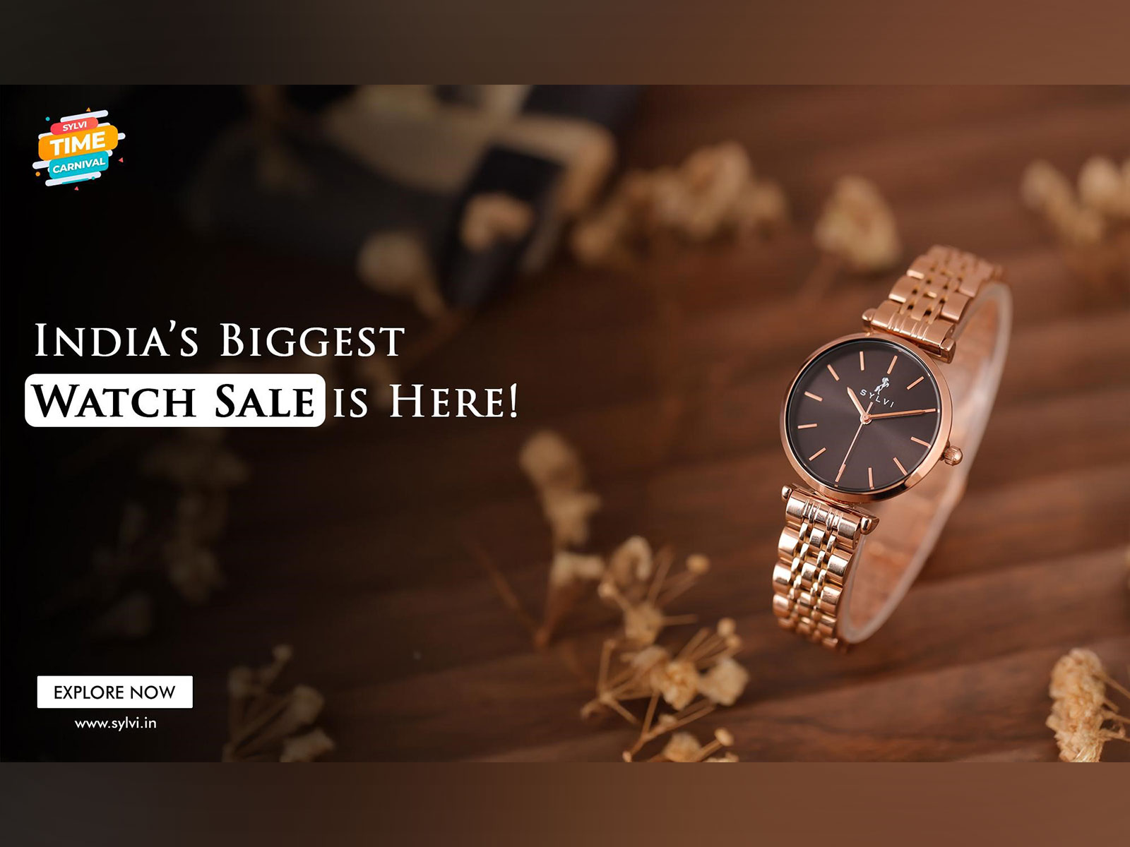 Sylvi Time Carnival 2025 - India's Biggest Anniversary Watch Sale