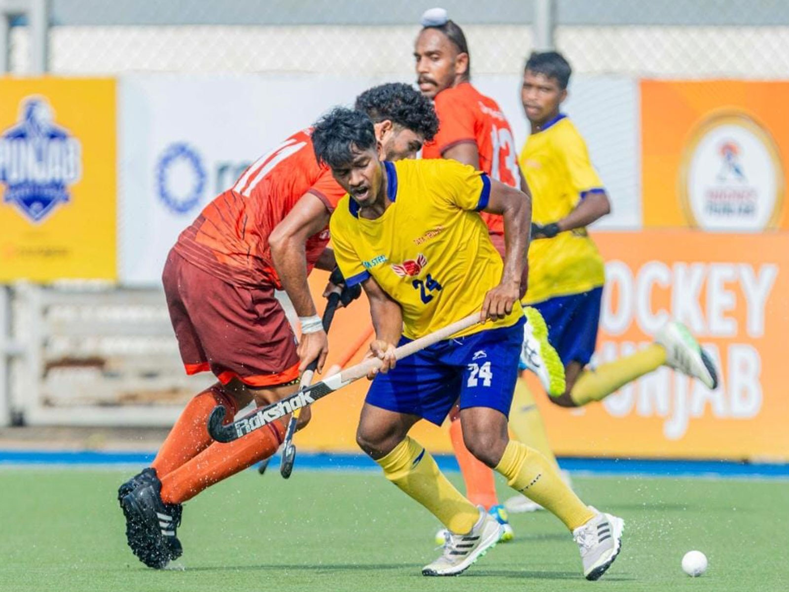 NTHA and RGHA in action. (Photo: Punjab Hockey League)