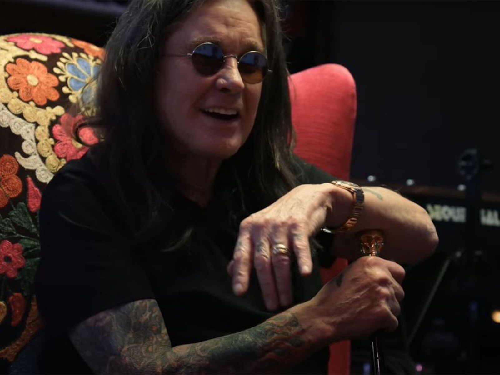 Late singer Ozzy Osbourne (Photo/YouTube@ParamountPlus)