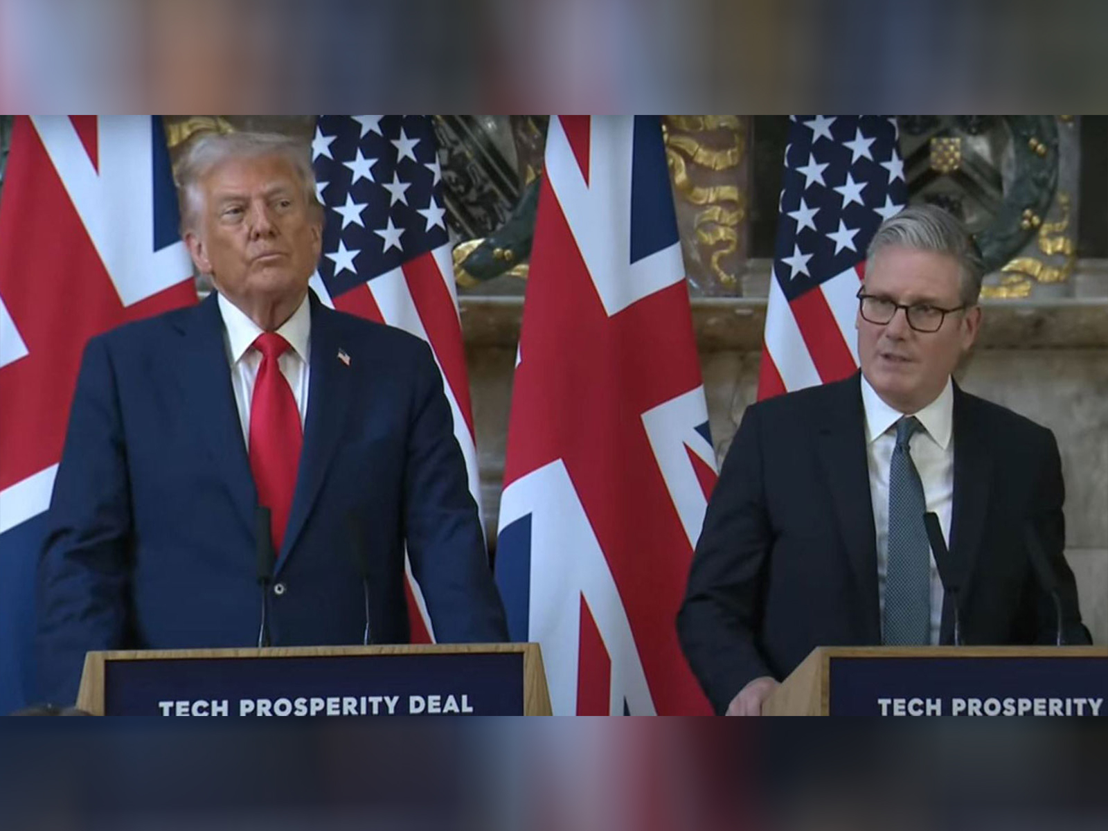 US President Donald Trump and UK PM Keir Starmer (Photo/ANI UK network source pool via Reuters)
