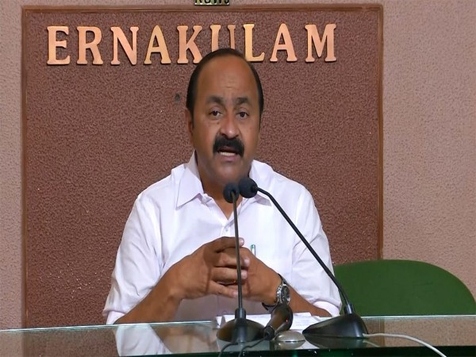 Congress Leader V.D Stheesan (Photo/ANI)