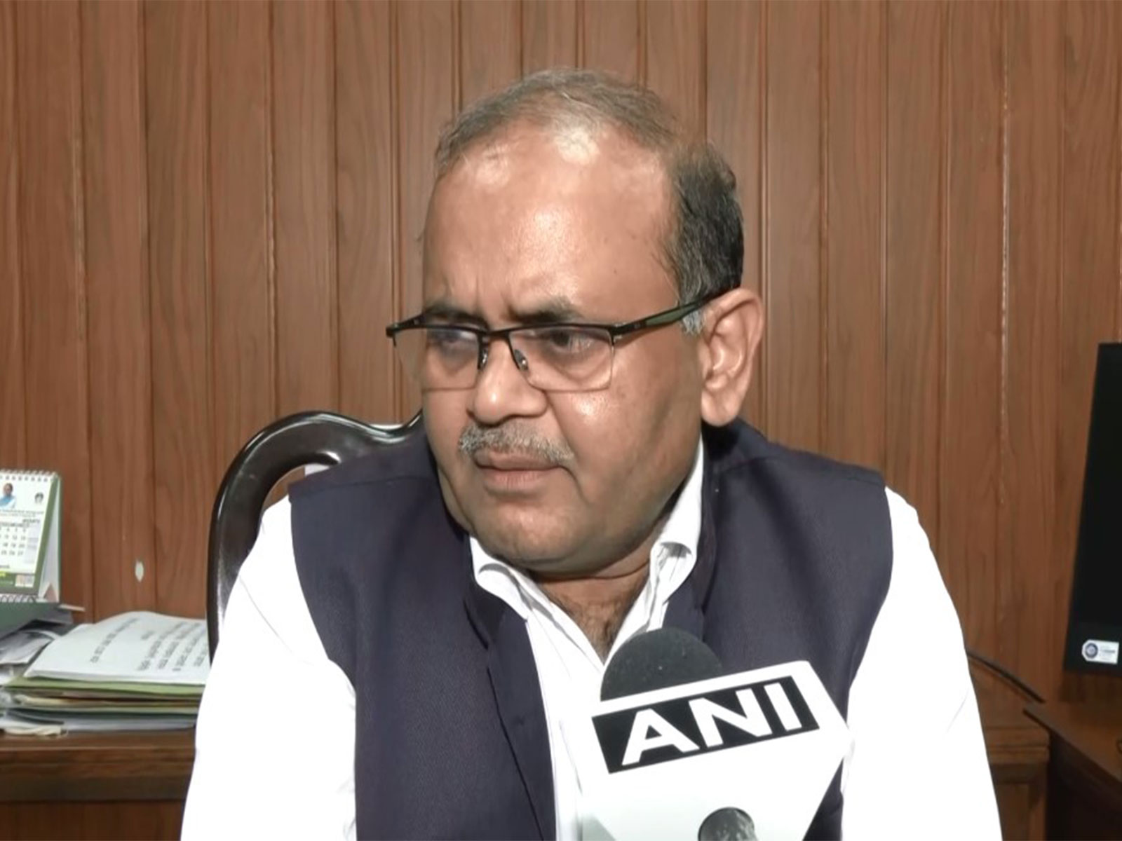Uttarakhand State Disaster and Rehabilitation Secretary Vinod Kumar Suman (Photo: ANI)