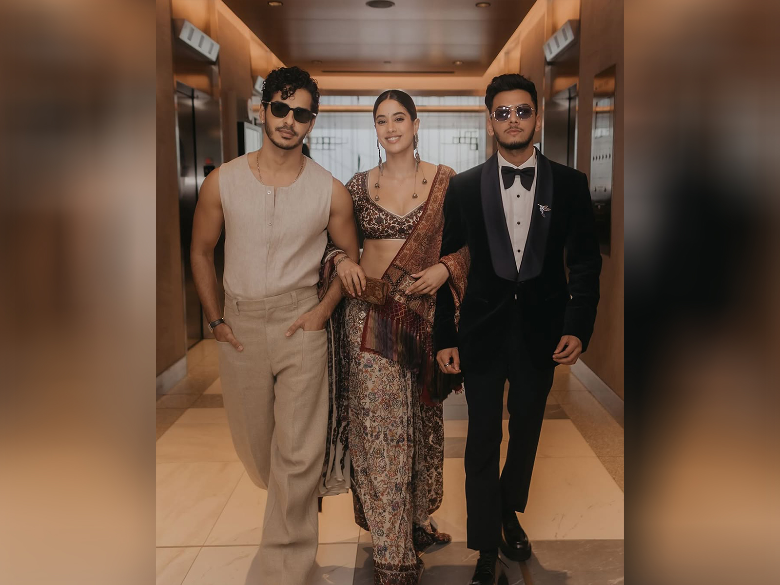 Ishaan Khatter, Janhvi Kapoor, Vishal Jethwa (Photo/Instagram@dharmamovies)