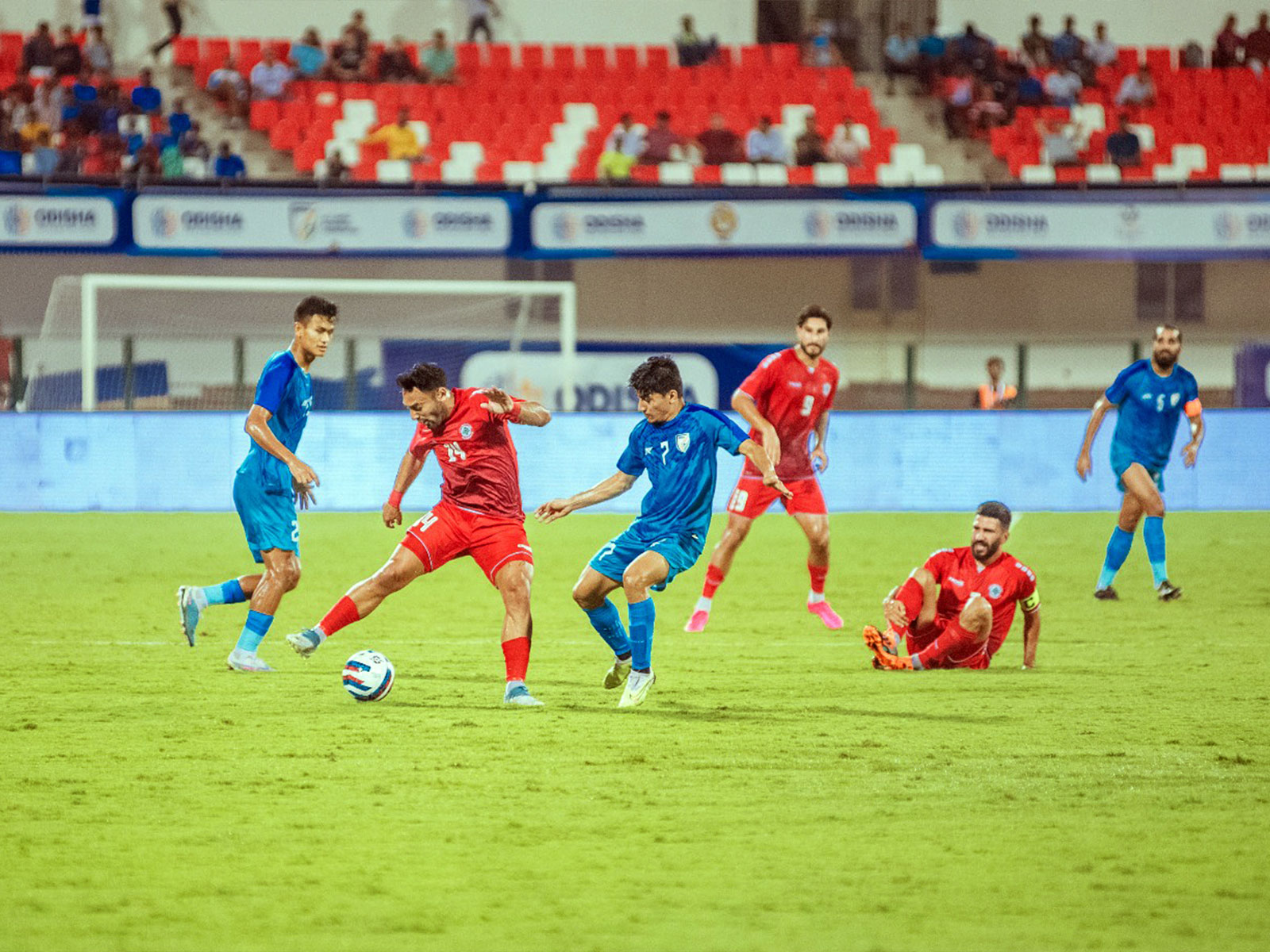 India football team in action. (Photo/ANI)