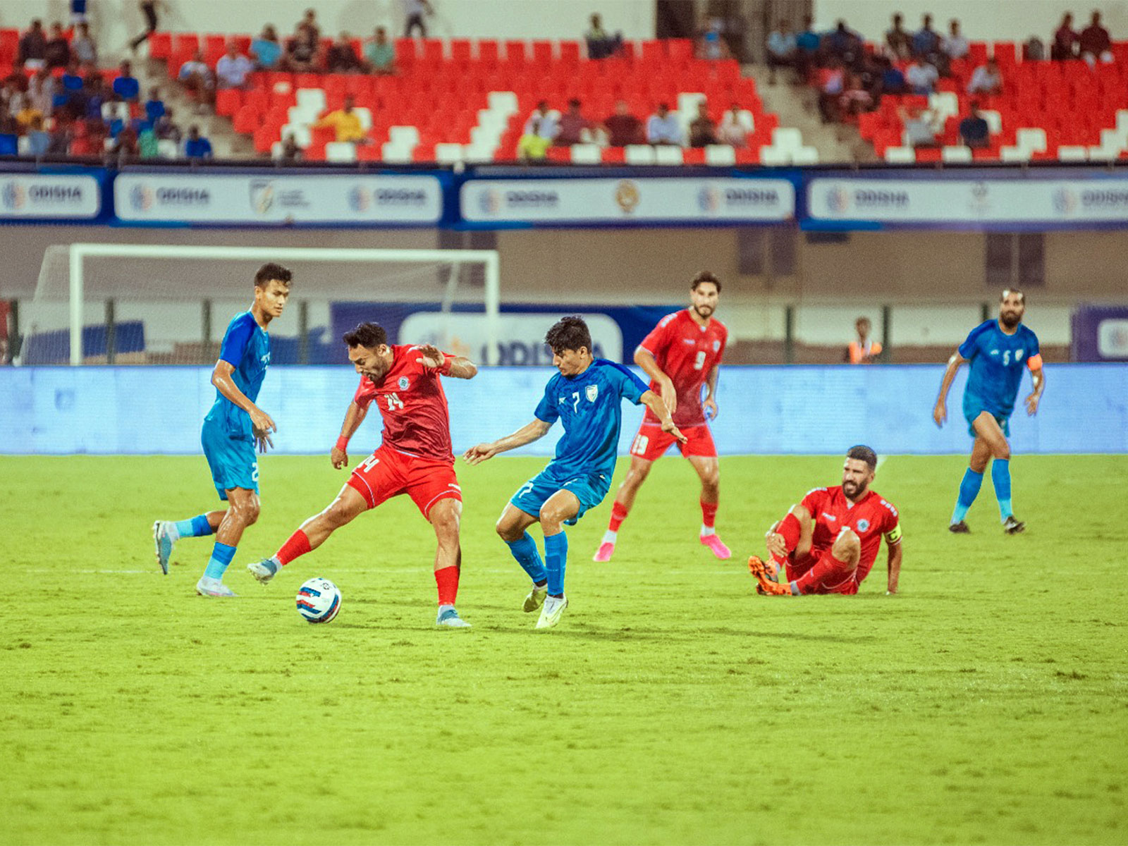 India football team in action. (Photo/ANI)