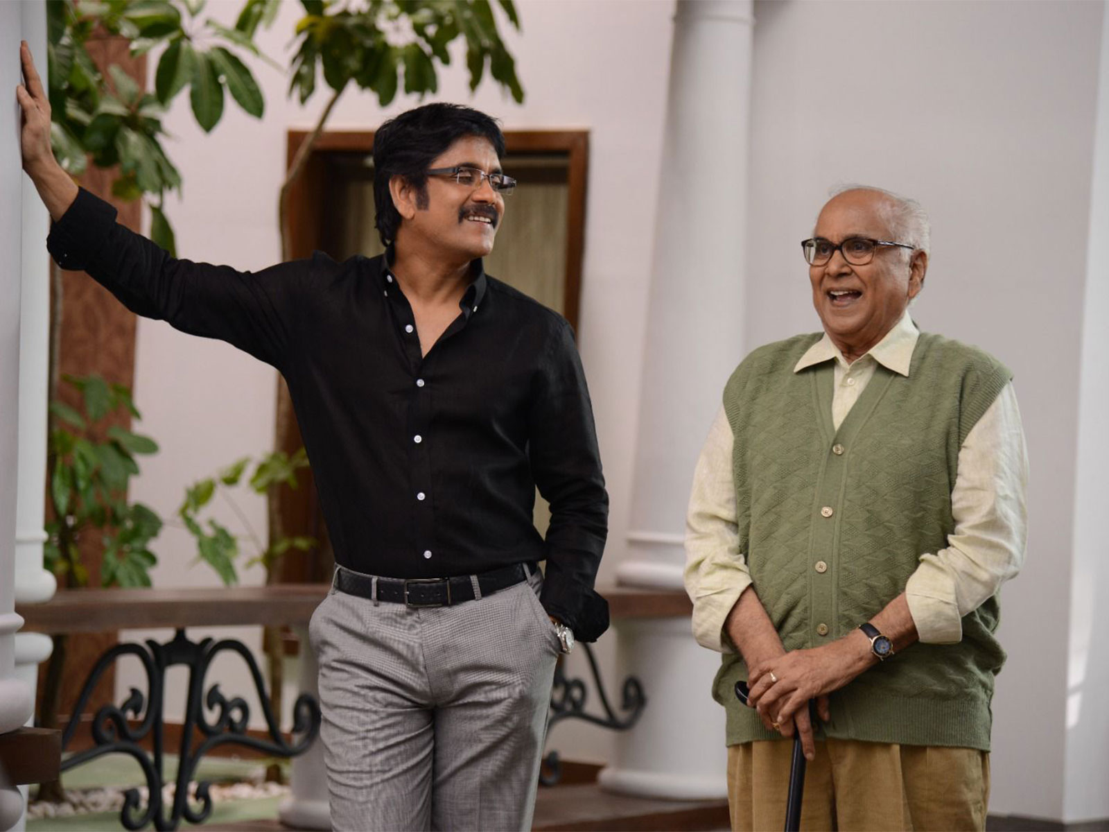 Nagarjuna with father  Akkineni Nageswara Rao (Photo/Nagarjuna's team)