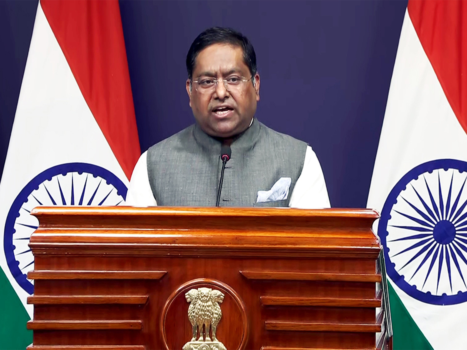 MEA Spokesperson Randhir Jaiswal (File Photo/ ANI)