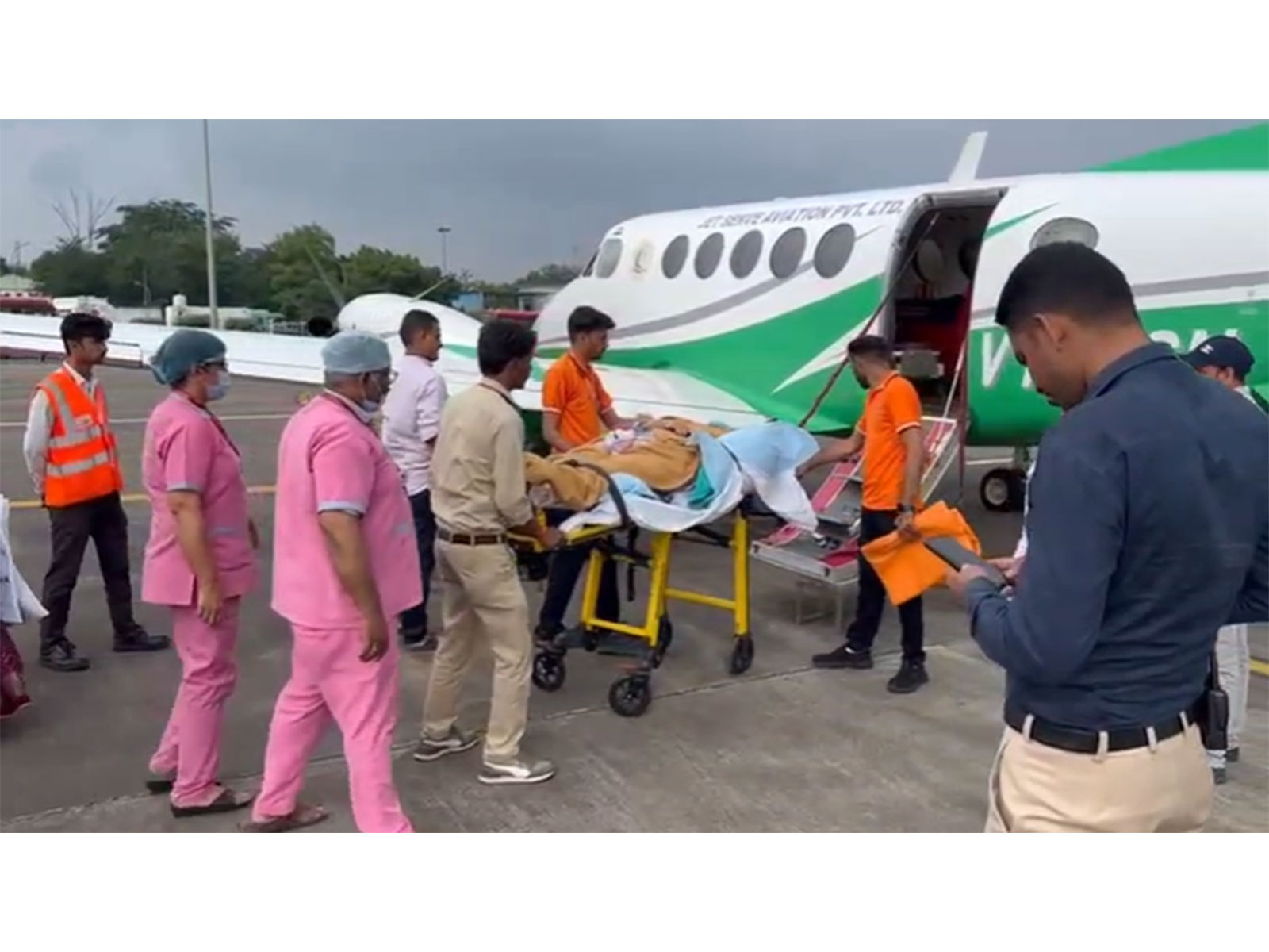 Minor is being airlifted (Photo/DPR)