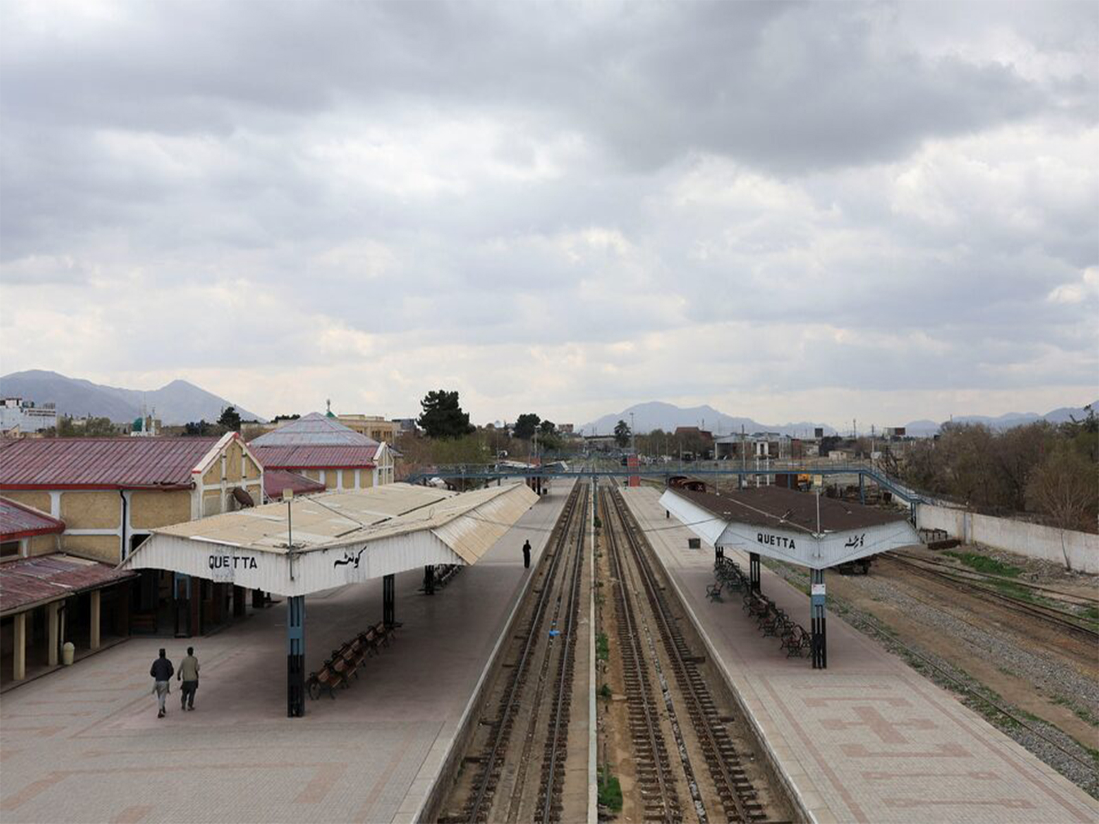 A view shows the railway station, after the train service is halted following the attack on a train by separatist militants in Bolan, in Quetta (File Image/Reuters)