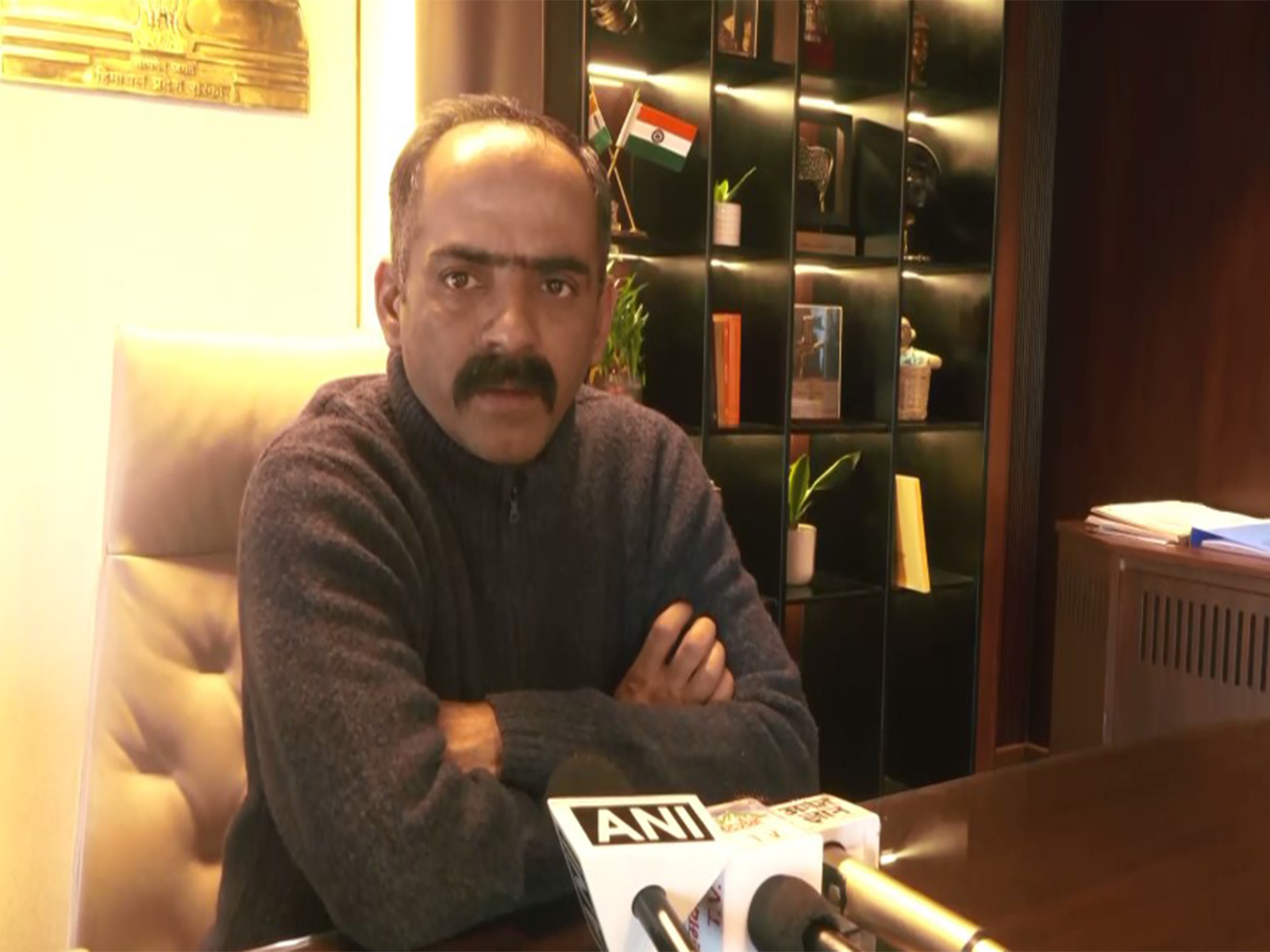 Himachal Pradesh Panchayati Raj Minister Anirudh Singh (Photo: ANI)