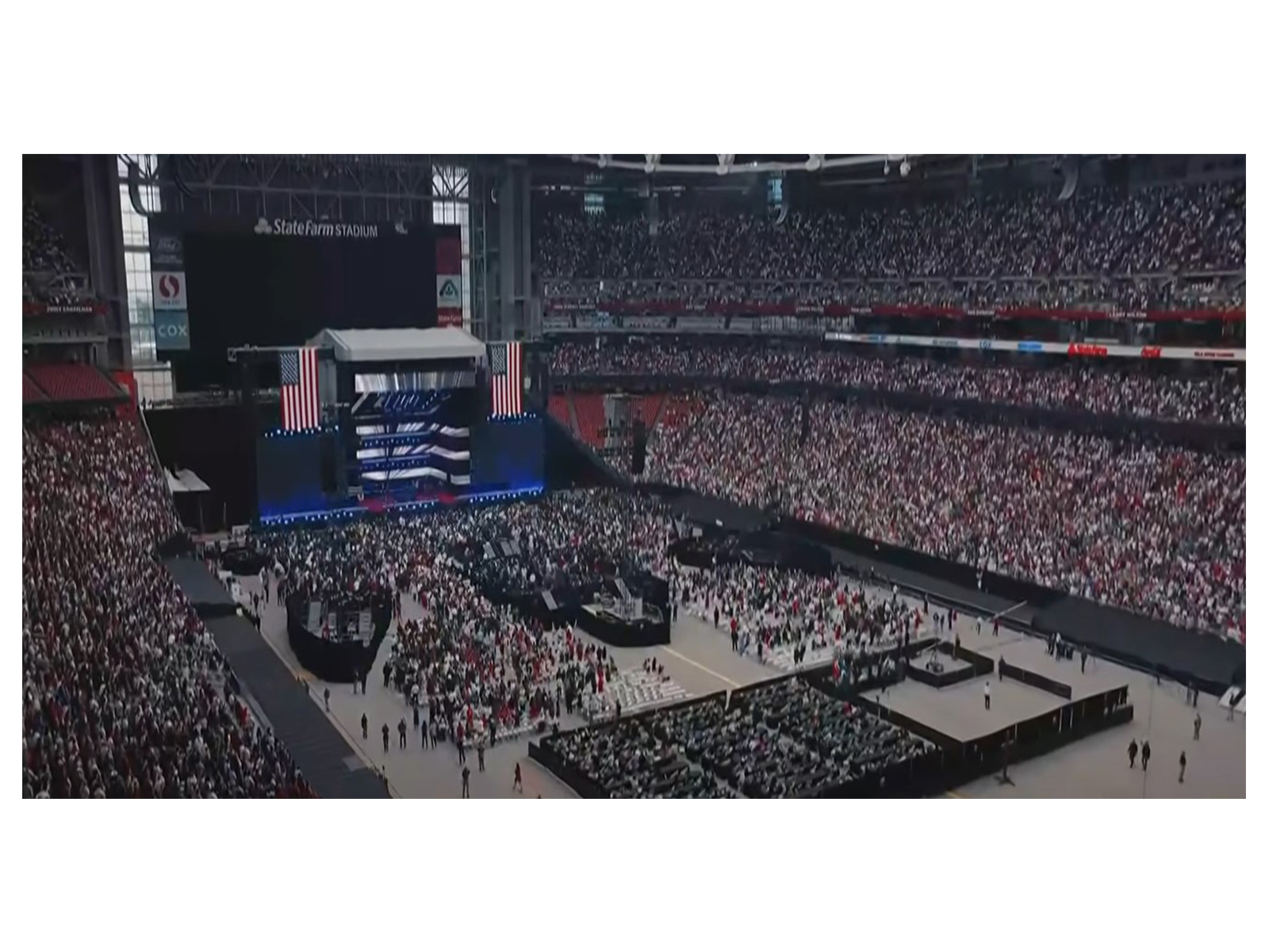Memorial service for the conservative activist Charlie Kirk (Photo/Youtube of Turning Point USA)