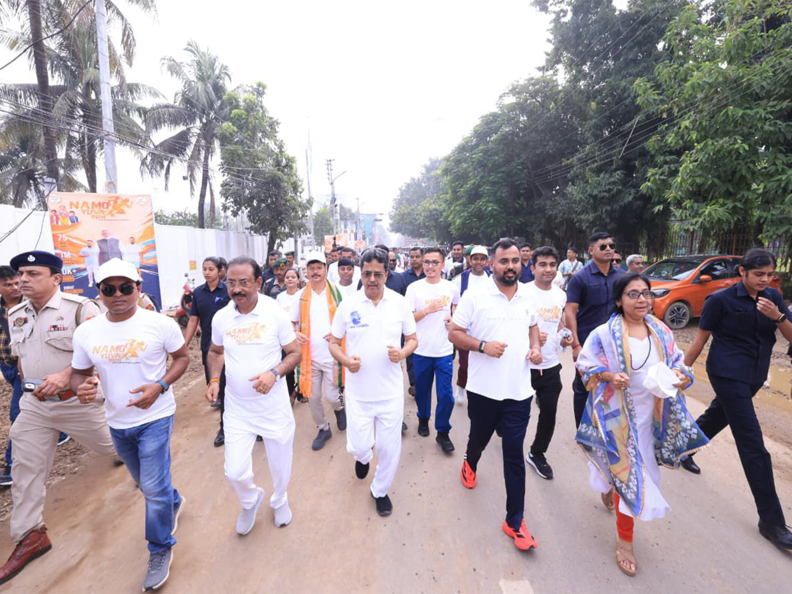CM Manik Saha at Namo Yuva Run marathon (Photo/CMO)