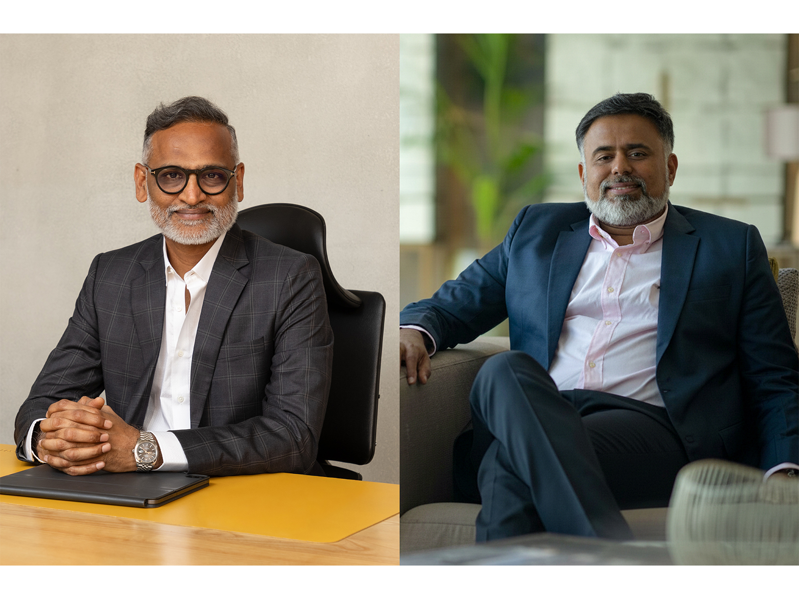 Bharat Doshi, Chairman of GTB and Arun Bharathi, MD of GTB