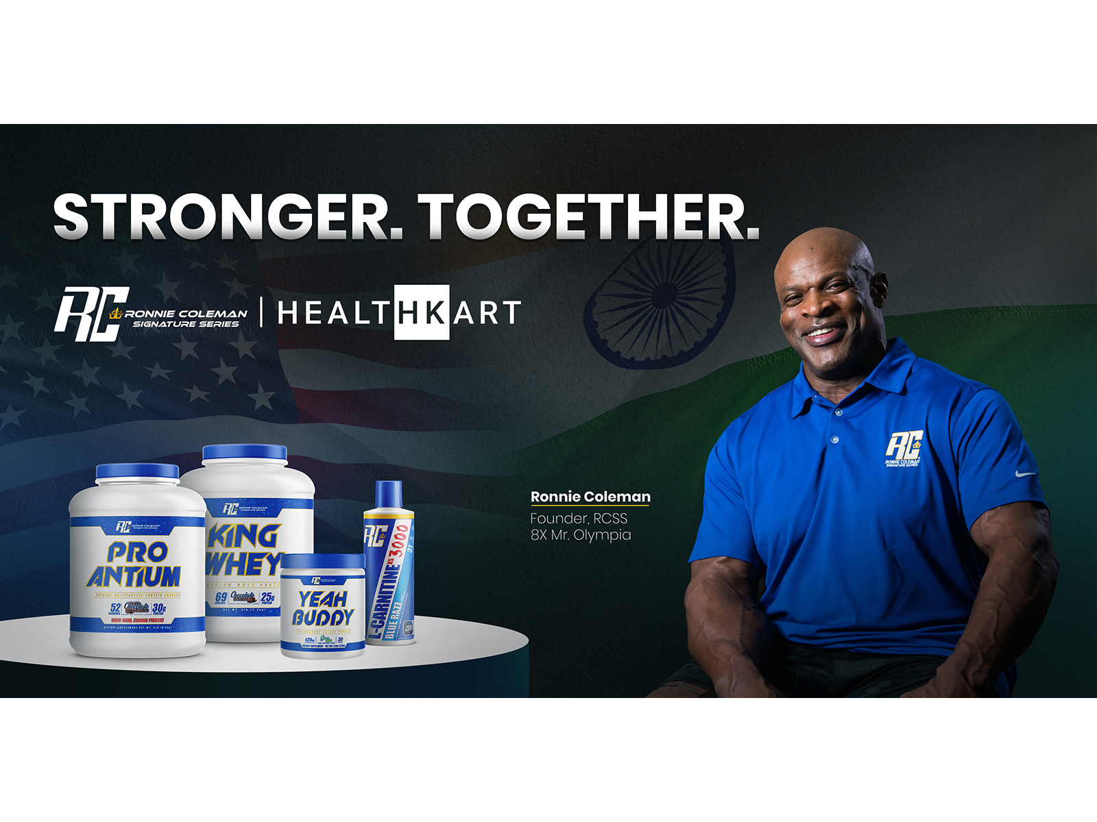 Ronnie Coleman Signature Series Teams Up with HealthKart for Strategic Growth in India