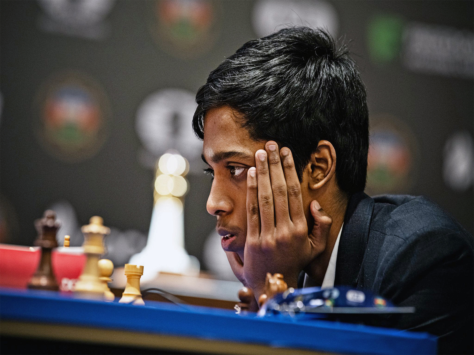 R Praggnanandhaa. (Photo: ANI)