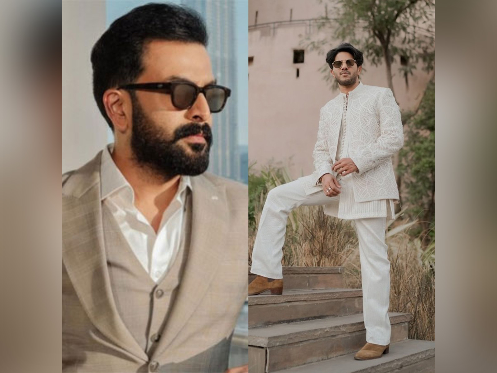Prithviraj sukumaran, Dulquer salmaan (Image source: Instagram/ @therealprithvi/  @dqsalmaan)