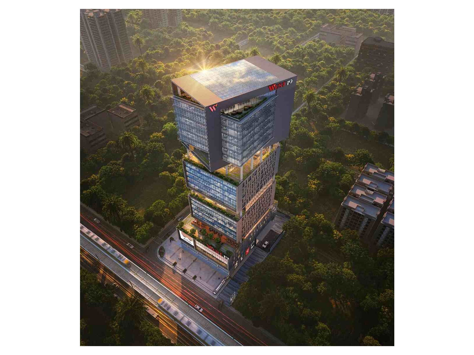 West 19: Central India's Tallest Commercial Tower Rising in Nagpur