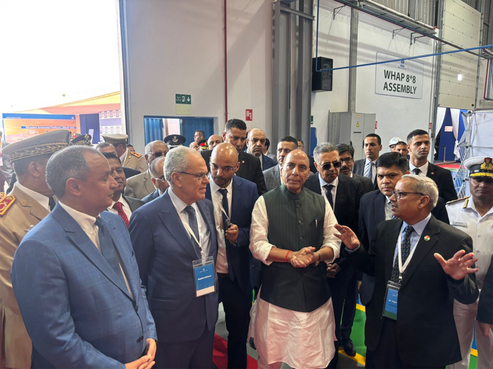 Defence Minister Rajnath Singh and Morocco's Defence Minister Abdelatif Loudyi inaugurate Tata Advanced Systems' new defence facility in Casablanca (Photo: X/@SpokespersonMoD)