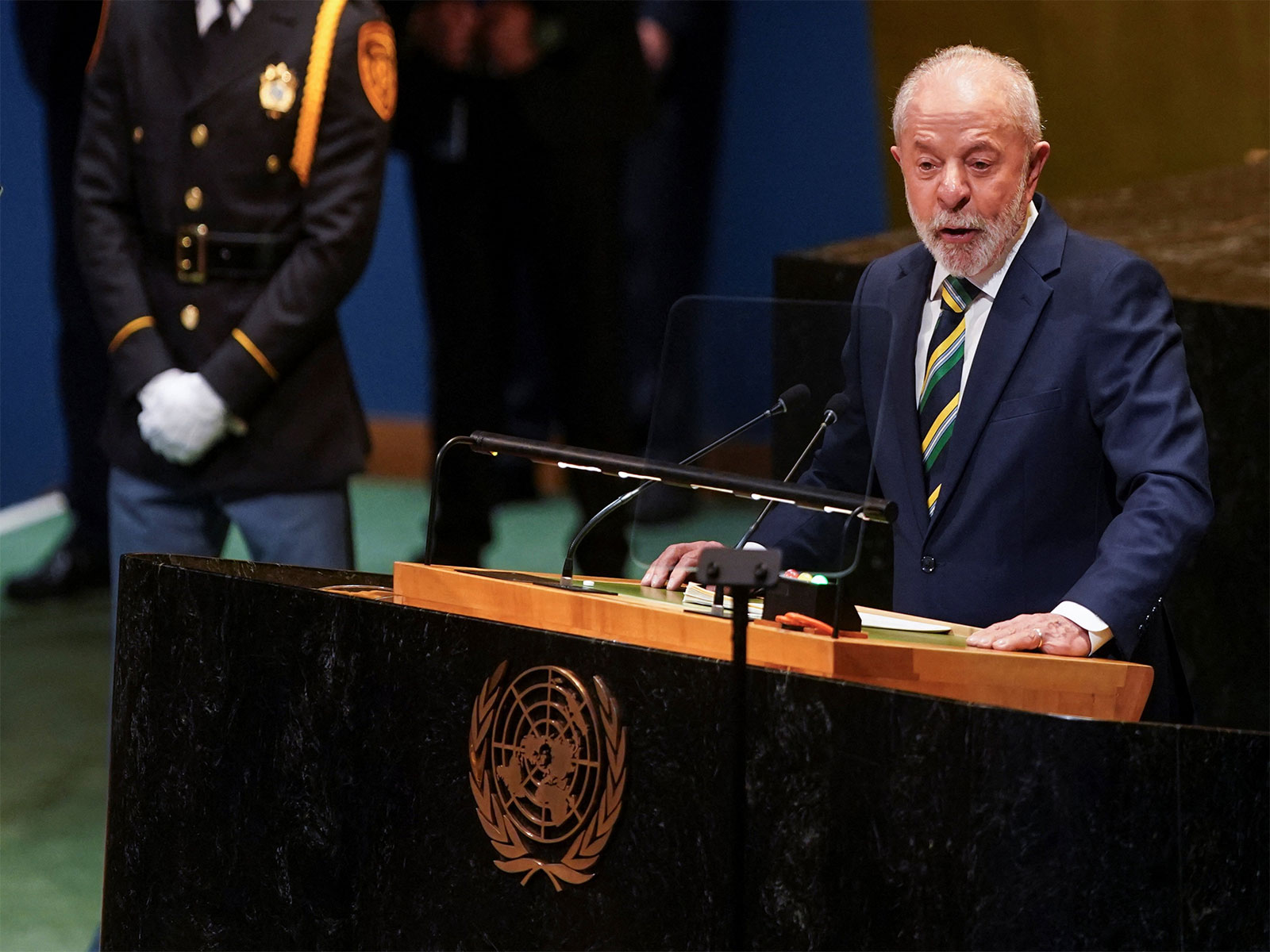 Brazilian President Luiz Inacio Lula da Silva addresses the 80th session of the United Nations General Assembly in New York (Photo/Reuters)