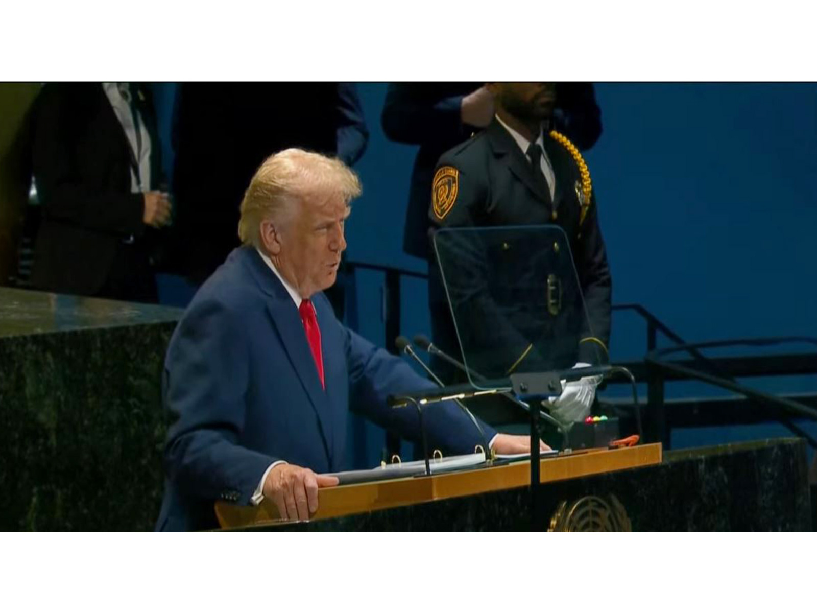US President Donald Trump addresses the 80th United Nations General Assembly in New York, criticising Russia's war in Ukraine (Photo/YouTube)